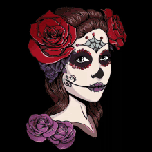 Gif animé gothique vaudou
